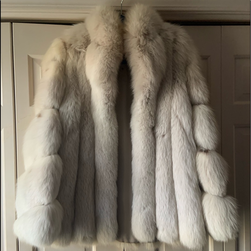 COPY - SILVER FOX FUR COAT